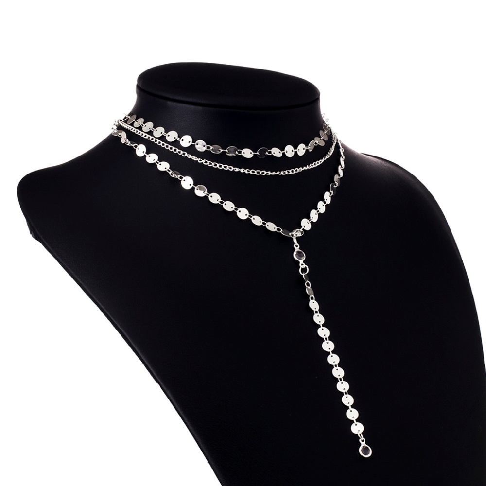 Silver Sequins Choker *HP* - Picture 2 of 5